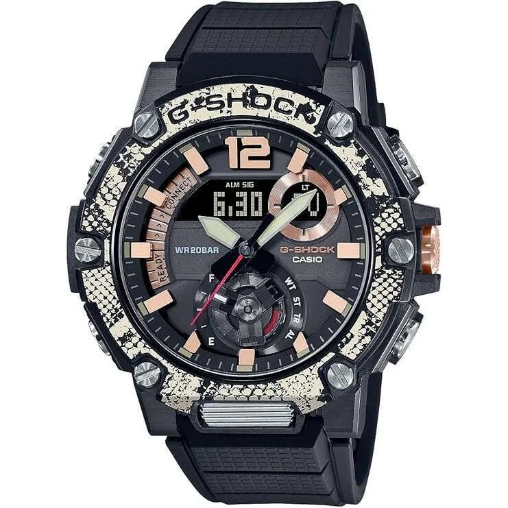 Watches with adjustable straps for a perfect fit   CASIO G-SHOCK G-STEEL WILDLIFE PROMISING COLLABORATION BLACK MEN WATCH GST-B300WLP-1AJR