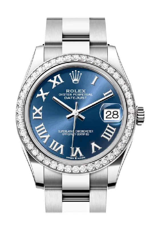 Watches with a stylish look   Rolex Datejust 31 Blue Roman Dial Ladies Watch 278384RBR 278384RBR-0038