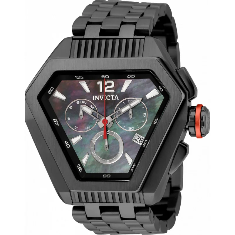 stylish watches for everyday wear Invicta Men's Watch - Speedway Chronograph Black Mother of Pearl Dial Bracelet | 35311 stylish watches for everyday wear Invicta Men's Watch - Speedway Chronograph Black Mother of Pearl Dial Bracelet | 35311