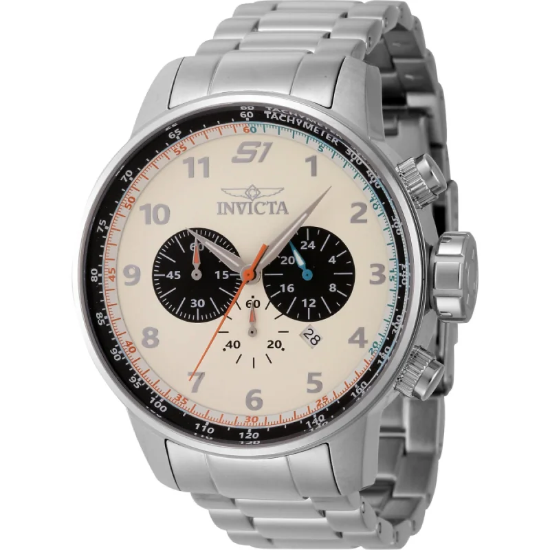 elegant dress watches for formal events Invicta Men's Watch - S1 Rally Chrono White and Black Dial Silver Bracelet | 44950 elegant dress watches for formal events Invicta Men's Watch - S1 Rally Chrono White and Black Dial Silver Bracelet | 44950