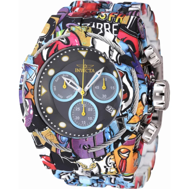 Watches with a sophisticated look Invicta Men's Watch - Bolt Black, Blue and Grey Dial Aqua Plated Bracelet | 45488 Watches with a sophisticated look Invicta Men's Watch - Bolt Black, Blue and Grey Dial Aqua Plated Bracelet | 45488