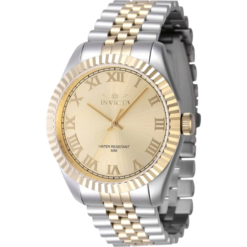 minimalistic watches for men with leather bands Invicta Men's Watch - Specialty Gold Dial Two Tone Steel Bracelet Quartz | 47404 minimalistic watches for men with leather bands Invicta Men's Watch - Specialty Gold Dial Two Tone Steel Bracelet Quartz | 47404