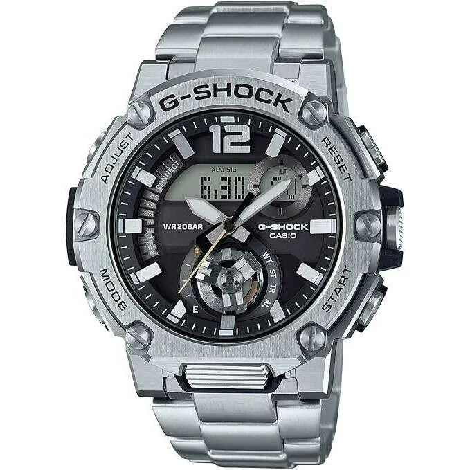 stylish watches for everyday wear CASIO G-SHOCK G-STEEL SMARTPHONE LINKED BLUETOOTH SILVER MEN WATCH GST-B300SD-1AJF stylish watches for everyday wear CASIO G-SHOCK G-STEEL SMARTPHONE LINKED BLUETOOTH SILVER MEN WATCH GST-B300SD-1AJF