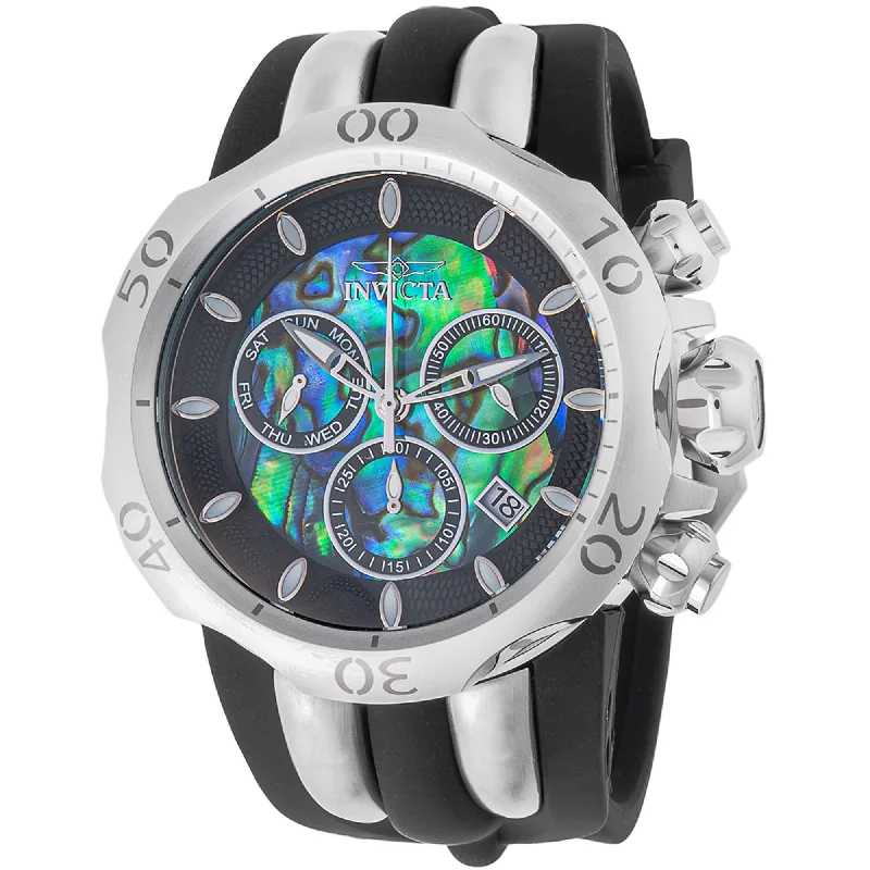 Casual watches for weekend outings Invicta Men's Watch - Venom Rotating Bezel Green, Blue and Black Dial Strap | 46466 Casual watches for weekend outings Invicta Men's Watch - Venom Rotating Bezel Green, Blue and Black Dial Strap | 46466