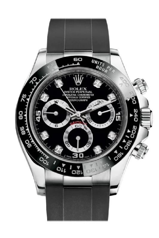 Watches with adjustable straps for a perfect fit Rolex Cosmograph Daytona Black Dial Oysterflex Strap Mens Watch 116519LN 116519 Watches with adjustable straps for a perfect fit Rolex Cosmograph Daytona Black Dial Oysterflex Strap Mens Watch 116519LN 116519