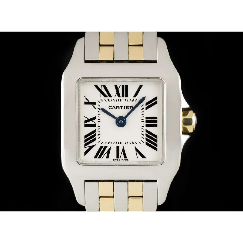 Vintage style quartz watches   Cartier Women's W25066Z6 Santos Demoiselle Two-Tone Stainless Steel Watch
