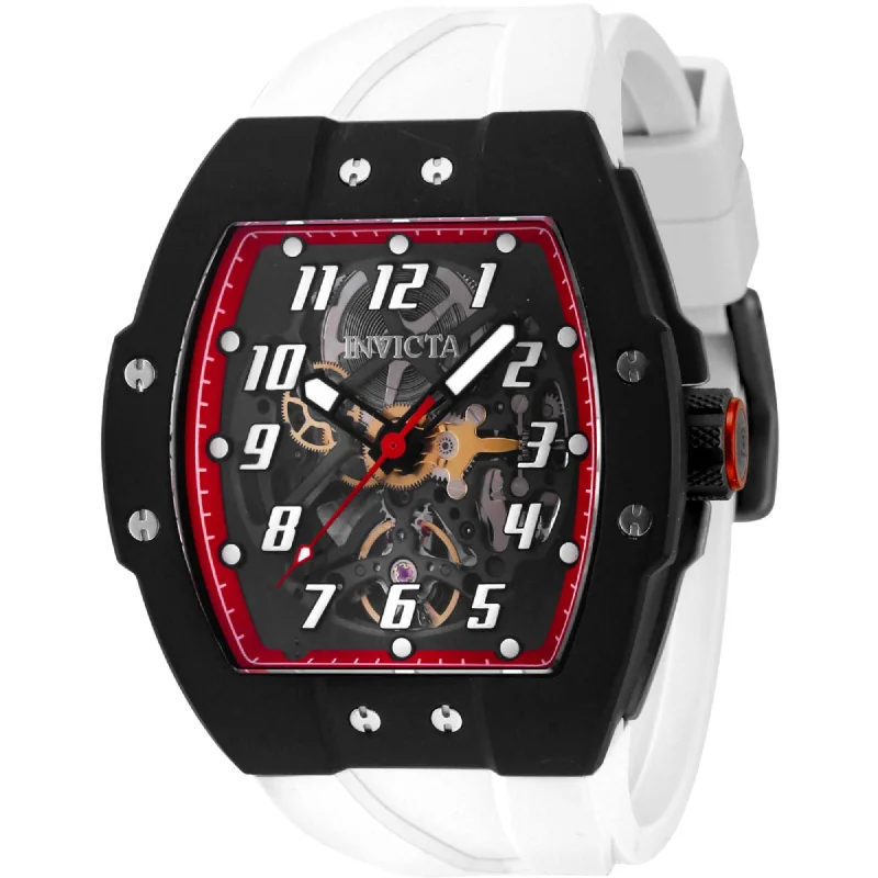 stylish watches for everyday wear Invicta Men's Watch - JM Correa Automatic Black and Red Dial Silicone Strap | 44409 stylish watches for everyday wear Invicta Men's Watch - JM Correa Automatic Black and Red Dial Silicone Strap | 44409