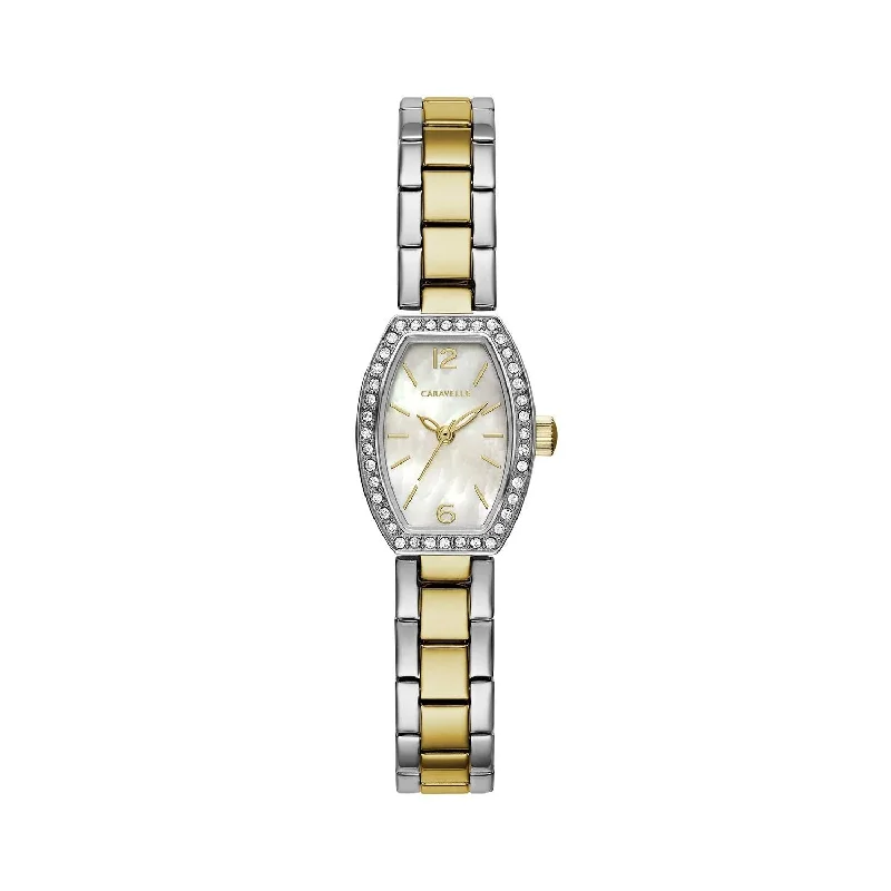 Vintage style quartz watches   Bulova Women's 45L168 Caravelle Two-Tone Stainless Steel Watch