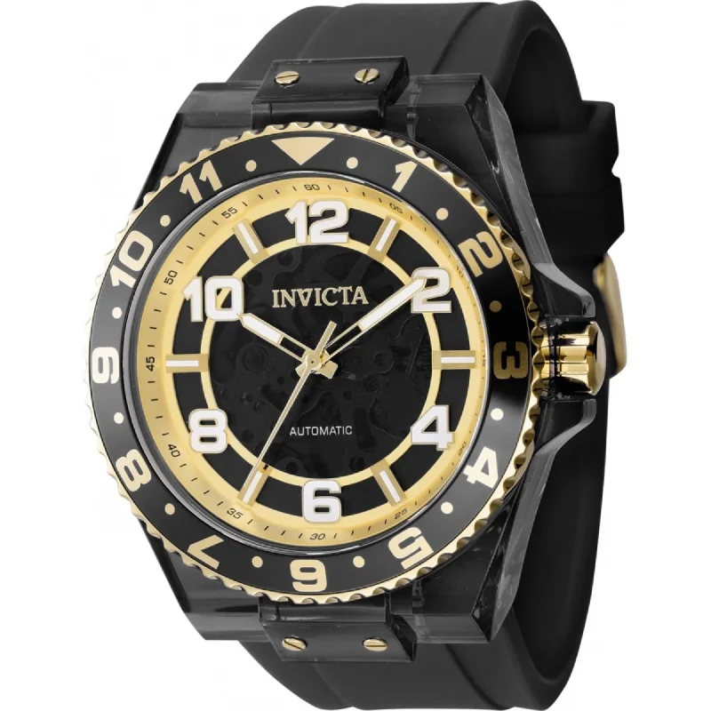 Luxury brand automatic watches for men Invicta Men's Watch - Speedway Automatic Semi-Skeleton Dial Silicone Strap | 44385 Luxury brand automatic watches for men Invicta Men's Watch - Speedway Automatic Semi-Skeleton Dial Silicone Strap | 44385