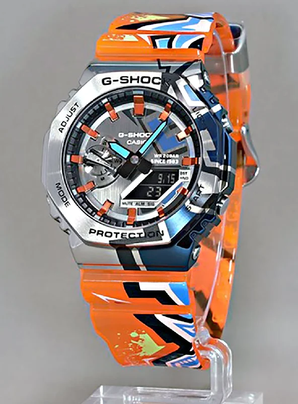 stylish watches for everyday wear   CASIO G-SHOCK ANALOG-DIGITAL 2100 SERIES GM-2100SS-1AJR LIMITED EDITION JDM