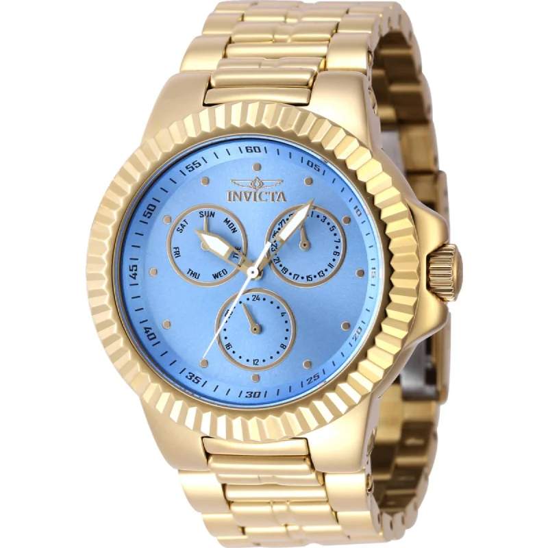 Watches for daily wear Invicta Men's Watch - Subaqua Blue Dial Yellow Gold Steel Bracelet Quartz | 46599 Watches for daily wear Invicta Men's Watch - Subaqua Blue Dial Yellow Gold Steel Bracelet Quartz | 46599
