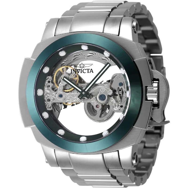 Formal watches for evening events Invicta Men's Automatic Watch - Coalition Forces Green Dial Steel Bracelet | 45959 Formal watches for evening events Invicta Men's Automatic Watch - Coalition Forces Green Dial Steel Bracelet | 45959