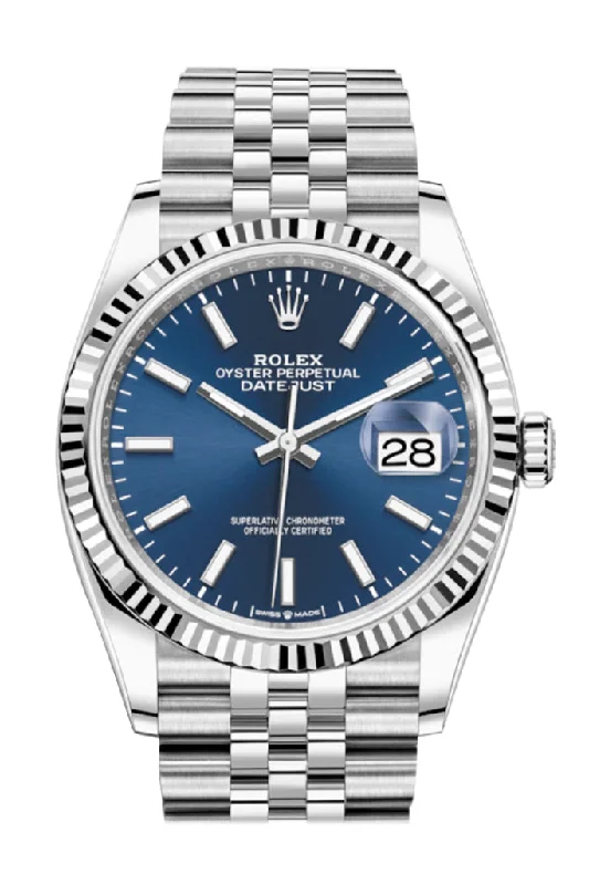 minimalistic watches for men with leather bands Rolex Datejust 36 Blue Dial Automatic Jubilee Watch 126234 minimalistic watches for men with leather bands Rolex Datejust 36 Blue Dial Automatic Jubilee Watch 126234