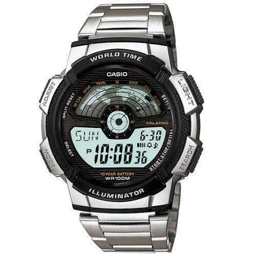 Watches with a luxurious look   Casio AE-1100WD-1AVDF Silver Stainless Watch For Men