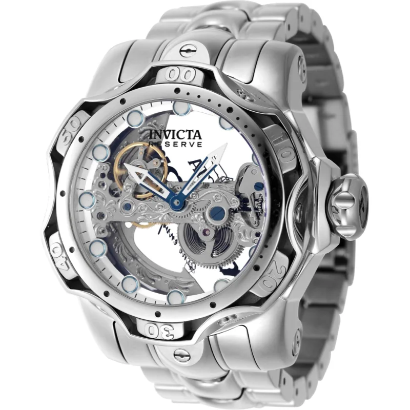 Watches with a classic look Invicta Men's Watch - Reserve Venom Ghost Bridge Dial Silver Steel Bracelet | 45485 Watches with a classic look Invicta Men's Watch - Reserve Venom Ghost Bridge Dial Silver Steel Bracelet | 45485