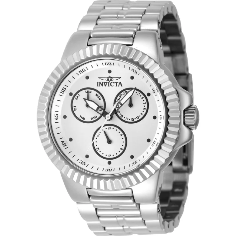 Watches for special occasions Invicta Men's Watch - Subaqua Silver Dial Stainless Steel Bracelet Day-Date | 46596 Watches for special occasions Invicta Men's Watch - Subaqua Silver Dial Stainless Steel Bracelet Day-Date | 46596