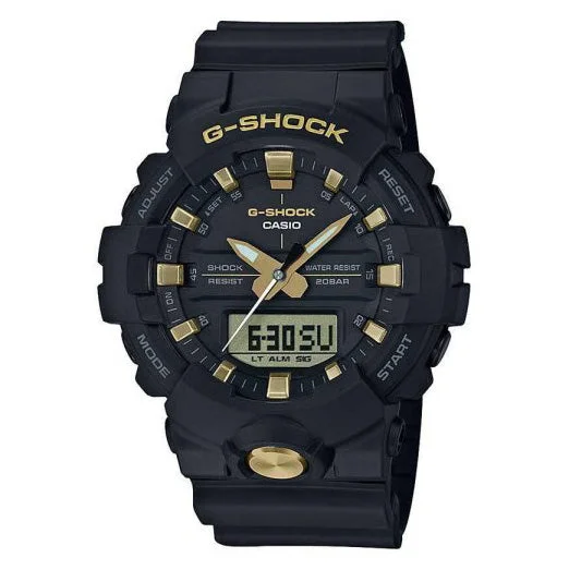 Watches with a stylish look   Casio G-Shock Watch Black/Gold GA-810B-1A9DR