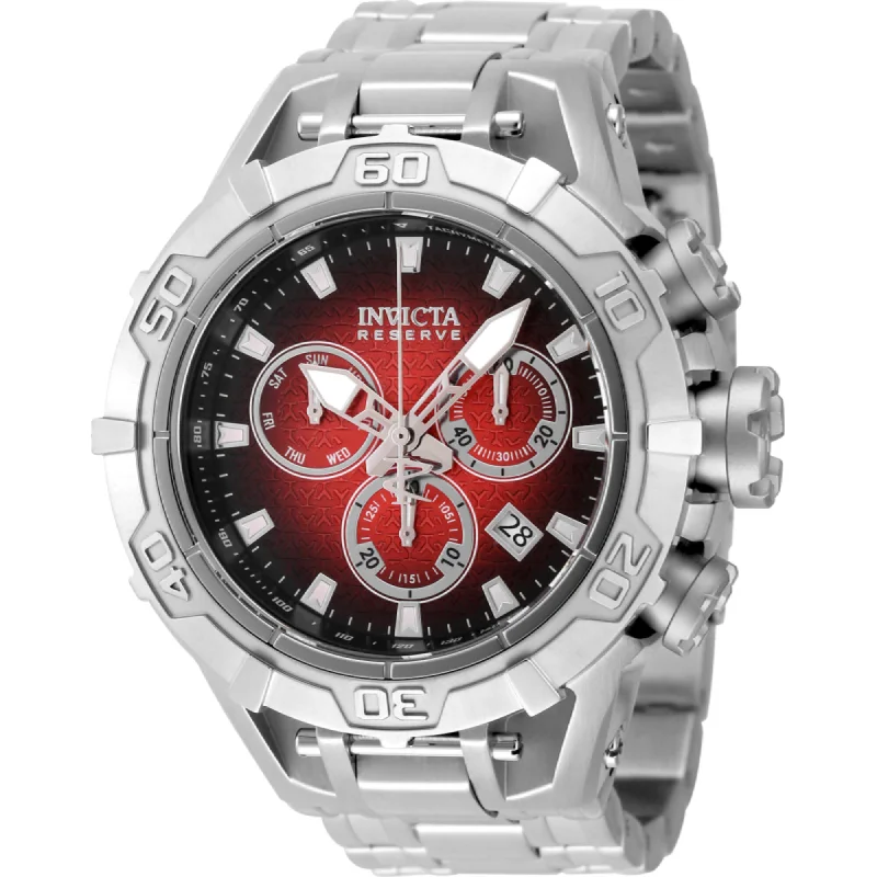 Vintage style quartz watches Invicta Men's Watch - Reserve Ocean Warrior Chronograph Red and Black Dial | 47849 Vintage style quartz watches Invicta Men's Watch - Reserve Ocean Warrior Chronograph Red and Black Dial | 47849