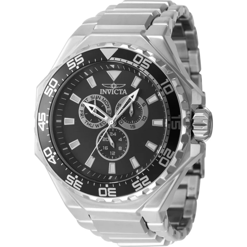 Watches with adjustable straps for a perfect fit Invicta Men's Watch - Pro Diver Black Dial Silver Stainless Steel Bracelet | 46556 Watches with adjustable straps for a perfect fit Invicta Men's Watch - Pro Diver Black Dial Silver Stainless Steel Bracelet | 46556