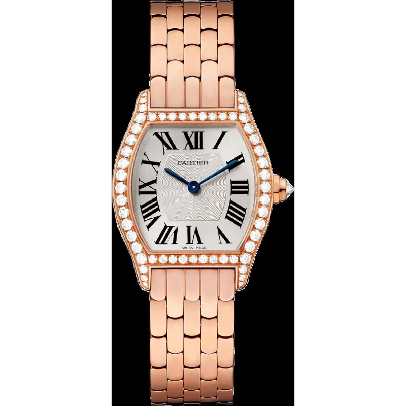Watches with a stylish look   Cartier Women's WA501010 Tortue Rose Gold-tone Stainless Steel Watch