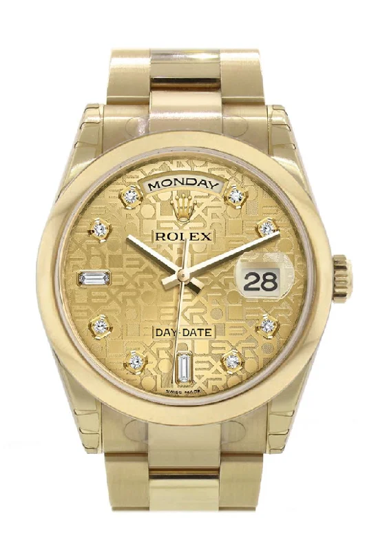 Watches with classic style for timeless appeal Rolex Day-Date 36 Champagne Jubilee Diamonds Dial Yellow Gold Watch 118208 Watches with classic style for timeless appeal Rolex Day-Date 36 Champagne Jubilee Diamonds Dial Yellow Gold Watch 118208