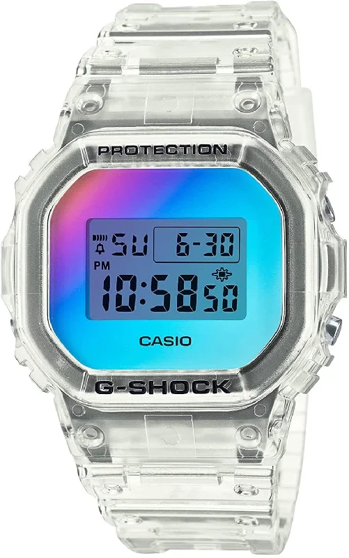 Formal watches for business people Casio G-Shock "Iridescent Color Series" Rainbow Dial Men's Watch DW-5600SRS-7 Formal watches for business people Casio G-Shock "Iridescent Color Series" Rainbow Dial Men's Watch DW-5600SRS-7