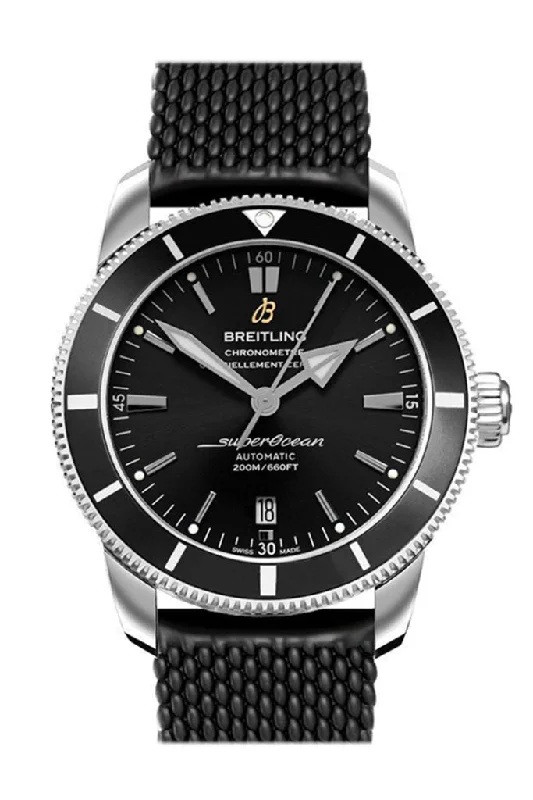 Watches with a stylish look   Breitling Superocean Heritage 2 Black Rubber AB2020121 B1S1