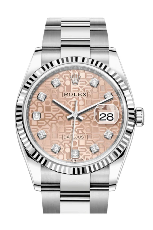 Luxury brand automatic watches for men Rolex Datejust 36 Pink Jubilee DiamondDial Automatic Watch 126234 Luxury brand automatic watches for men Rolex Datejust 36 Pink Jubilee DiamondDial Automatic Watch 126234