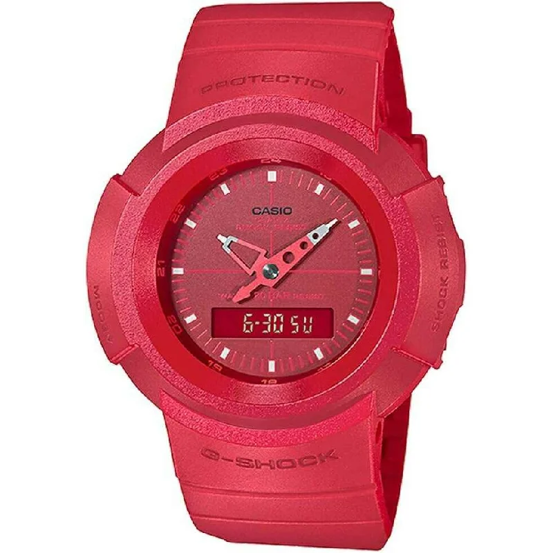 stylish watches for casual wear CASIO G-SHOCK AW500 FIRST ANALOG RE-EDITION RED ANALOG DIGITAL MEN WATCH AW-500BB-4E stylish watches for casual wear CASIO G-SHOCK AW500 FIRST ANALOG RE-EDITION RED ANALOG DIGITAL MEN WATCH AW-500BB-4E