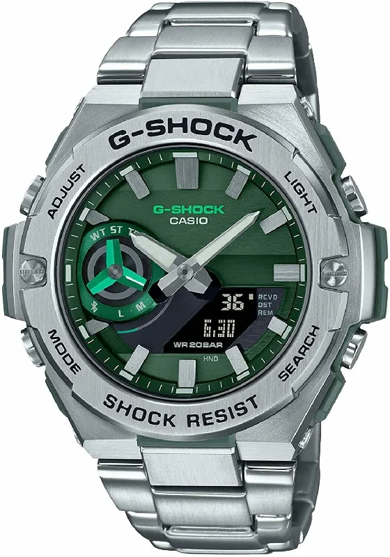 Watches with a stylish look   Casio G-Shock Carbon Core Bluetooth Solar Men's Watch GST-B500AD-3A
