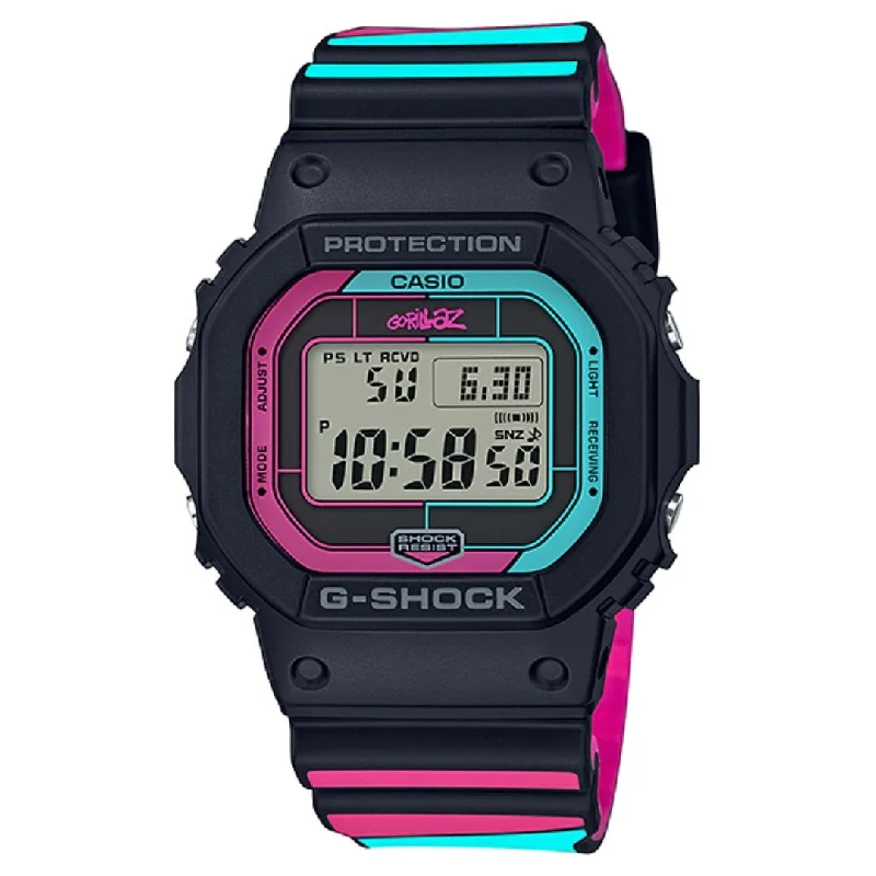 best luxury watches for men   Casio G-Shock x Gorillaz Limited Bluetooth Men's Watch GW-B5600GZ-1