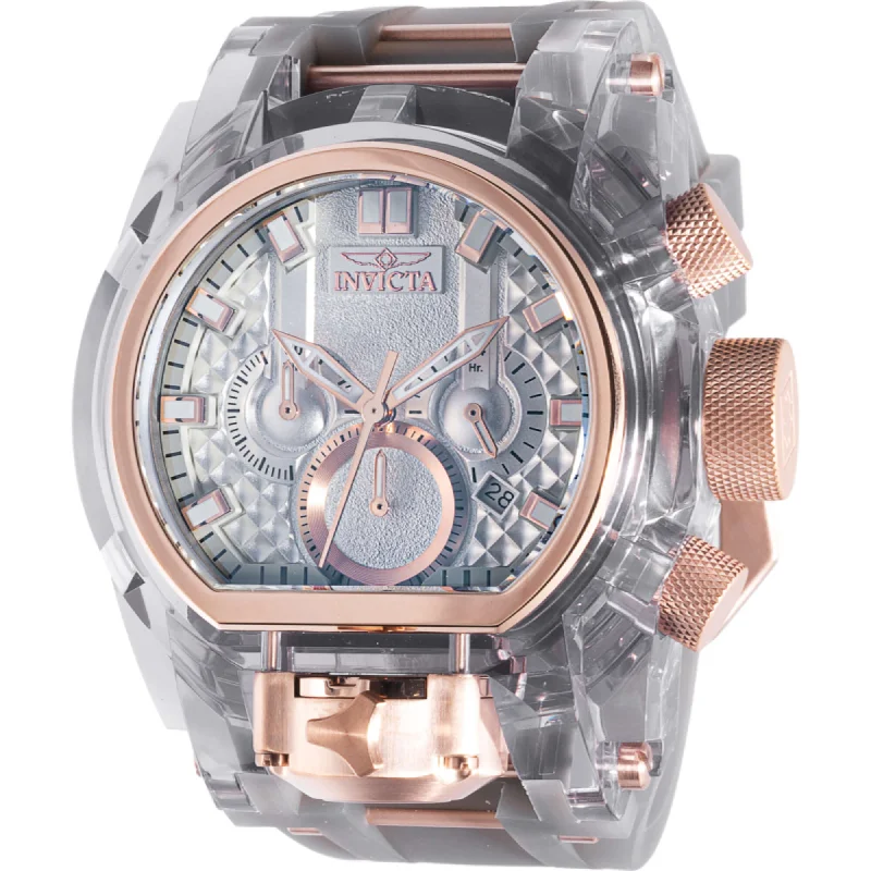 Watches for daily wear   Invicta Men's Watch - Bolt Zeus Magnum Quartz Rose Gold and Silver Tone Dial | 46474