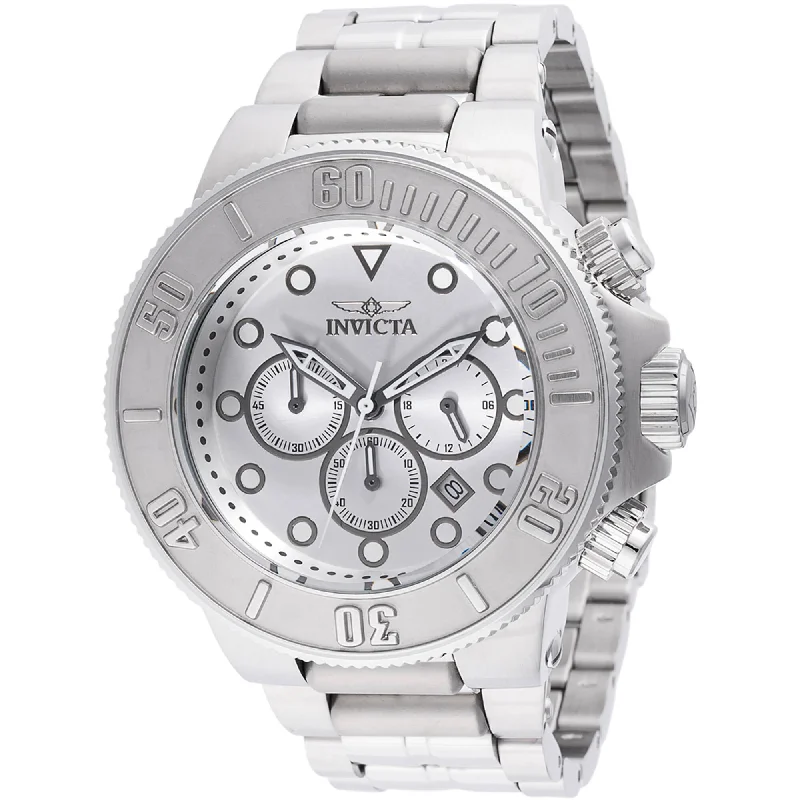 Watches with classic style for timeless appeal Invicta Men's Watch - Subaqua Chronograph Silver Dial Stainless Steel Bracelet | 46551 Watches with classic style for timeless appeal Invicta Men's Watch - Subaqua Chronograph Silver Dial Stainless Steel Bracelet | 46551
