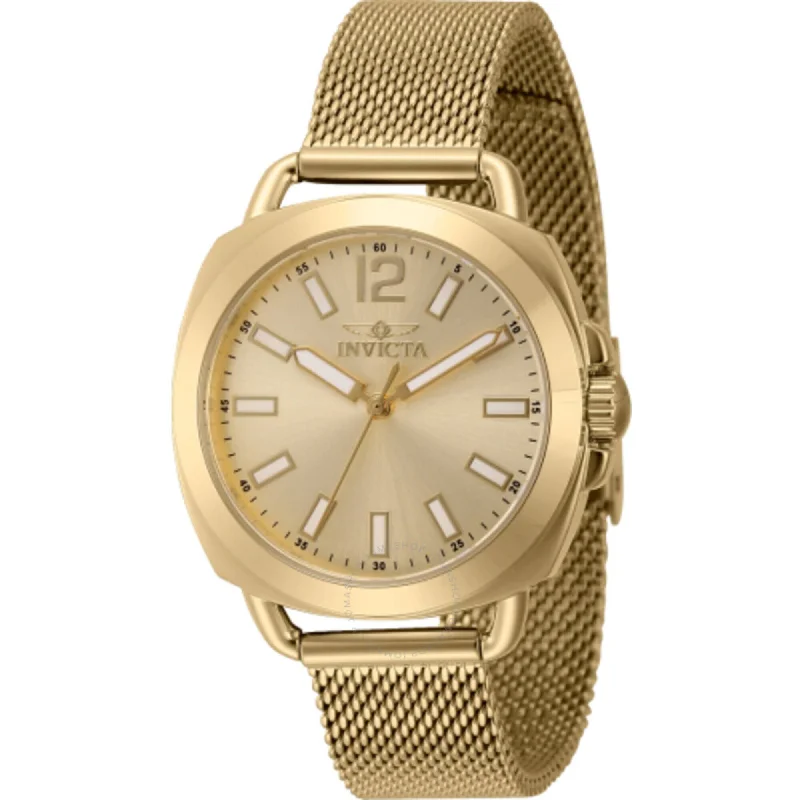 Watches with a stylish look Invicta Women's Watch - Wildflower Quartz Yellow Gold Stainless Steel Bracelet | 46338 Watches with a stylish look Invicta Women's Watch - Wildflower Quartz Yellow Gold Stainless Steel Bracelet | 46338