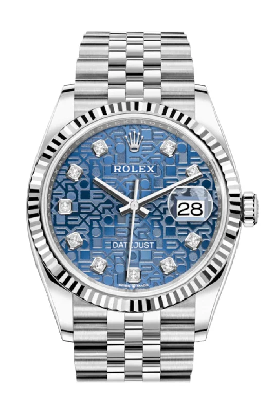 Watches with a classic look Rolex Datejust 36 Blue Jubilee DiamondDial Automatic Jubilee Watch 126234 Watches with a classic look Rolex Datejust 36 Blue Jubilee DiamondDial Automatic Jubilee Watch 126234