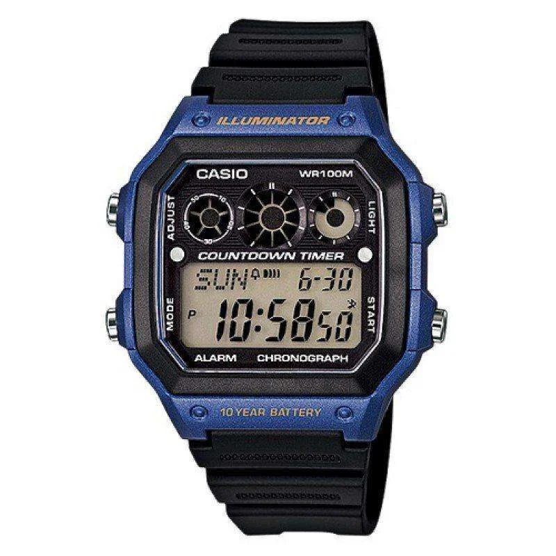 elegant dress watches for formal events   Casio AE-1300WH-2A Black Resin Strap Watch for Men