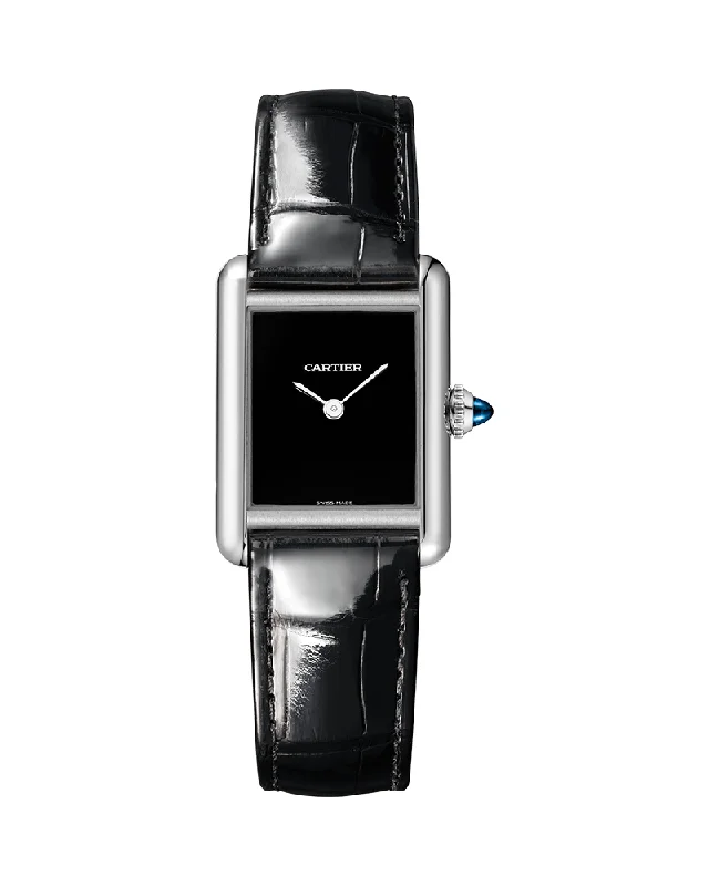 watches with custom engravings for gifts   TANK MUST, SMALL, QUARTZ, STEEL, LEATHER