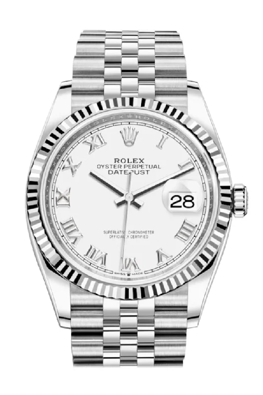 women’s watches with interchangeable bands Rolex Datejust 36 White Roman Dial Automatic Jubilee Watch 126234 women’s watches with interchangeable bands Rolex Datejust 36 White Roman Dial Automatic Jubilee Watch 126234