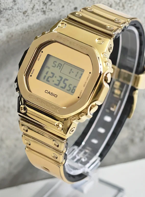 Watches with classic style for timeless appeal   CASIO WATCH G-SHOCK FINE METALLIC SERIES G-STEEL 5600 SERIES GM-5600YMG-9JF JDM