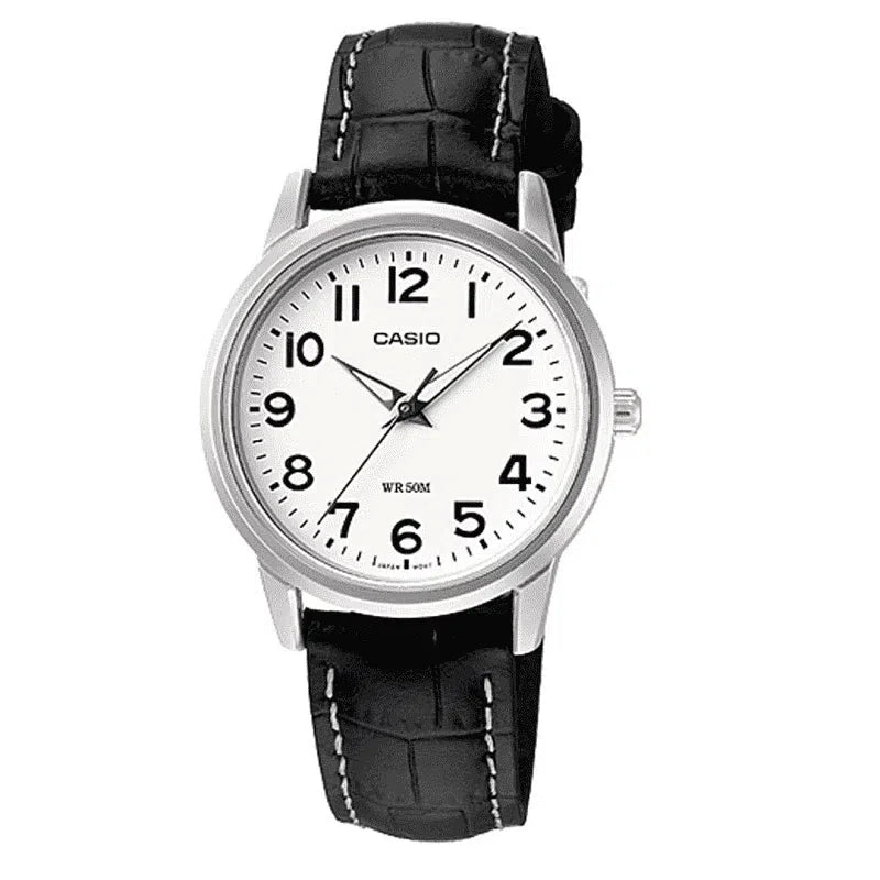 minimalistic watches for men with leather bands Casio LTP-1303L-7BVDF Black Leather Strap Watch for Women minimalistic watches for men with leather bands Casio LTP-1303L-7BVDF Black Leather Strap Watch for Women
