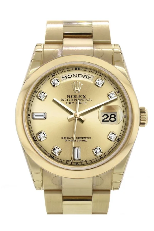 Formal watches for evening events Rolex Day-Date 36 Champagne Diamonds Dial Yellow Gold Watch 118208 Formal watches for evening events Rolex Day-Date 36 Champagne Diamonds Dial Yellow Gold Watch 118208